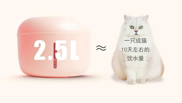 Pet Cat Drinking Bowl Water Dispenser