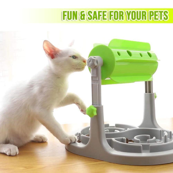 Pets Roller-Type Leaking Feeder Dog Food Dispenser