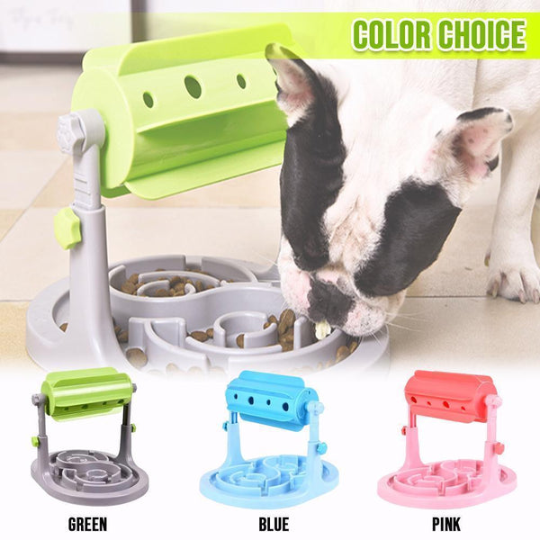 Pets Roller-Type Leaking Feeder Dog Food Dispenser