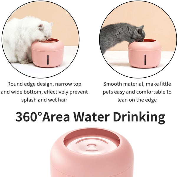 Pet Cat Drinking Bowl Water Dispenser