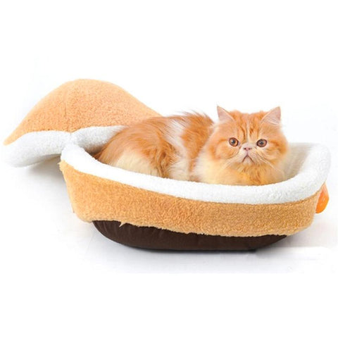 Hamburger Cat Bed