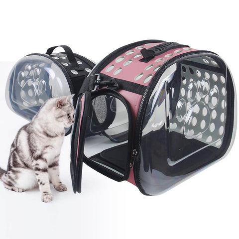 Travel Transparent Cat Carrier Bag