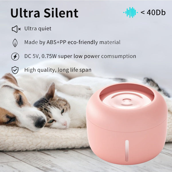 Pet Cat Drinking Bowl Water Dispenser