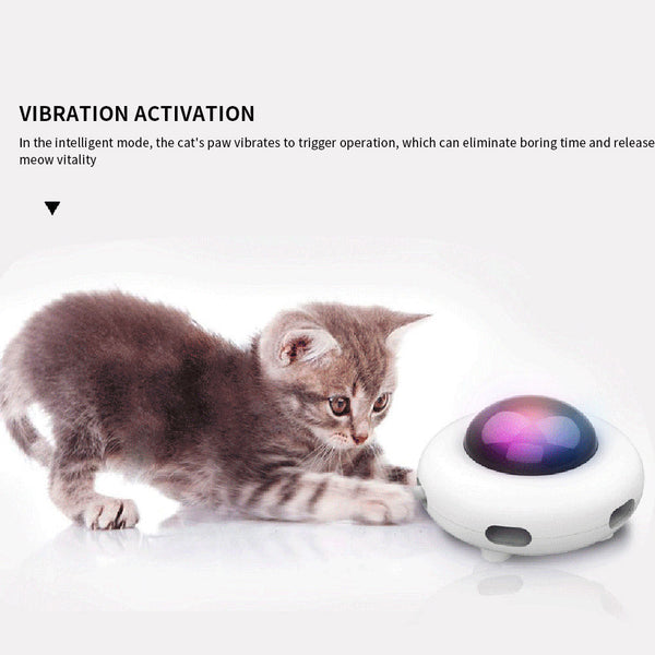 Spinning UFO Interactive Cat Toy