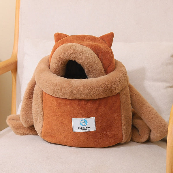 Warm Plush Small Pet Carrier Bag