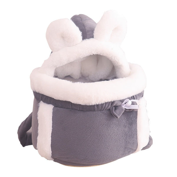 Warm Plush Small Pet Carrier Bag