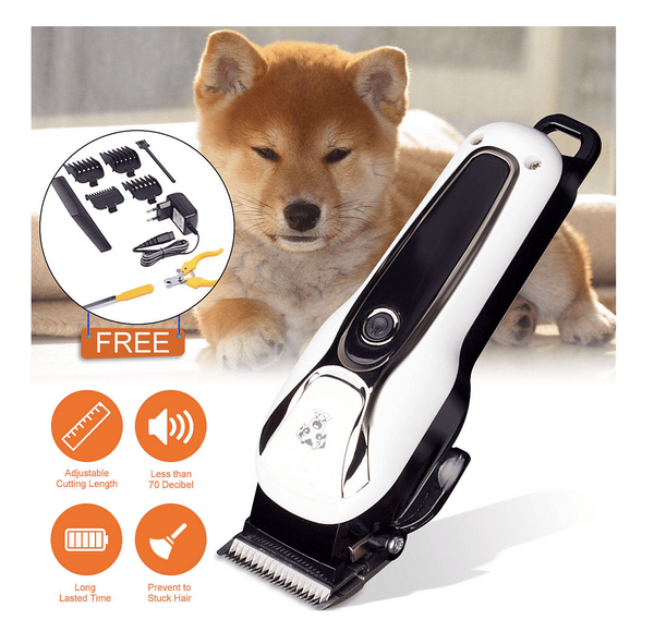 Pet Clipper Rechargeable Cat Dog Electric Trimmer Hair Cutter Shaver Grooming Tool Kit