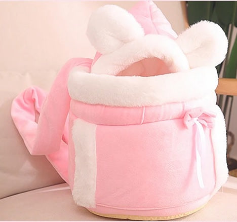 Warm Plush Small Pet Carrier Bag