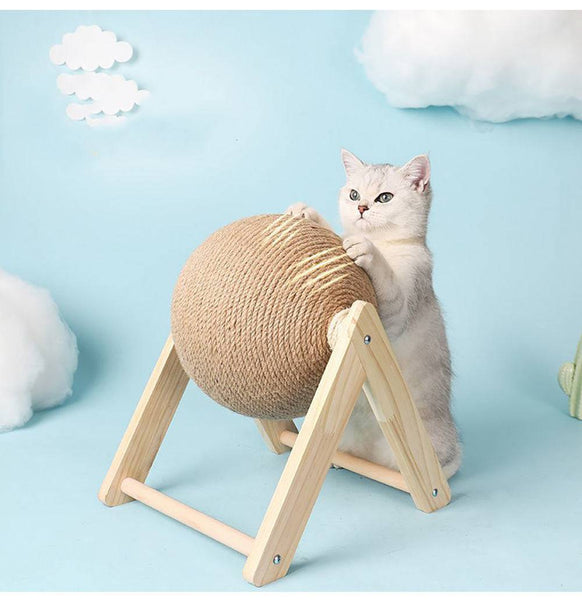 Sisal Rope Ball Cat Scratcher Toy