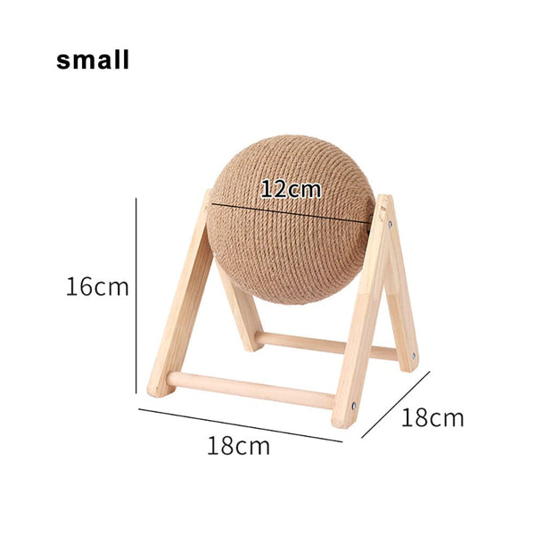 Sisal Rope Ball Cat Scratcher Toy