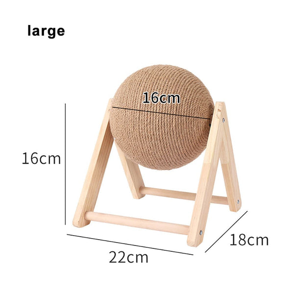 Sisal Rope Ball Cat Scratcher Toy