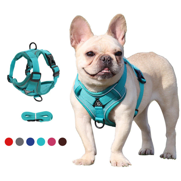 No Pull Reflective Dog Harness with Leash