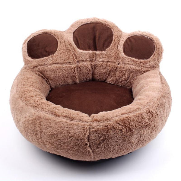 Paw Shaped Plush Pet Bed