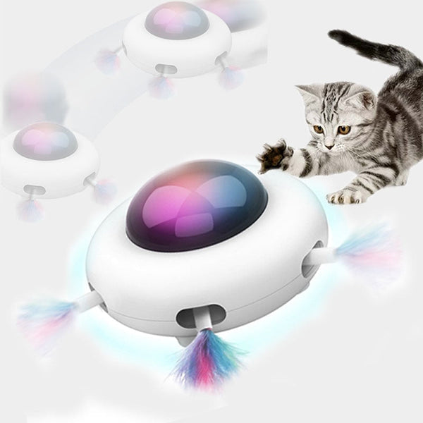 Spinning UFO Interactive Cat Toy