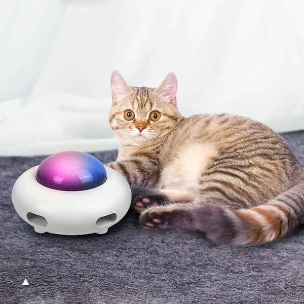 Spinning UFO Interactive Cat Toy