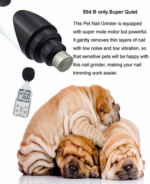 Best Ever Rechargeable Painless Pet Nail Grinder