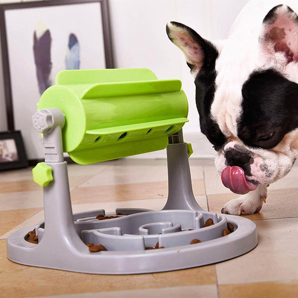 Pets Roller-Type Leaking Feeder Dog Food Dispenser