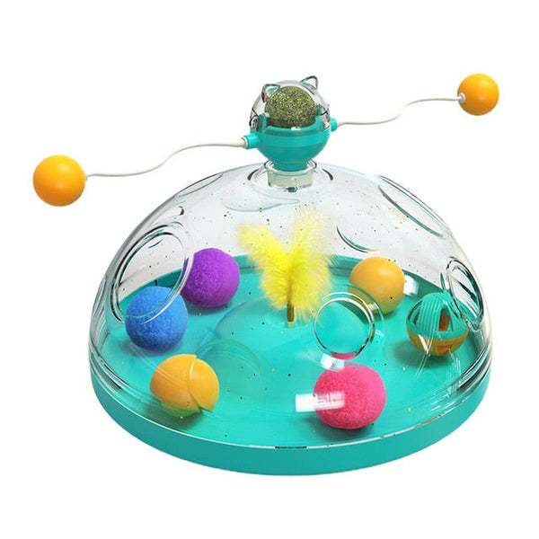 Windmill Interactive Turntable Cat Toy